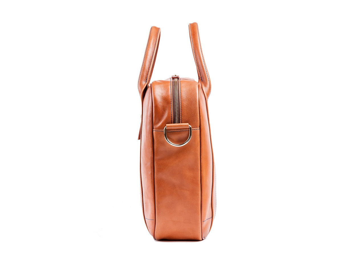 Danny P Leather Messenger Bag Tan