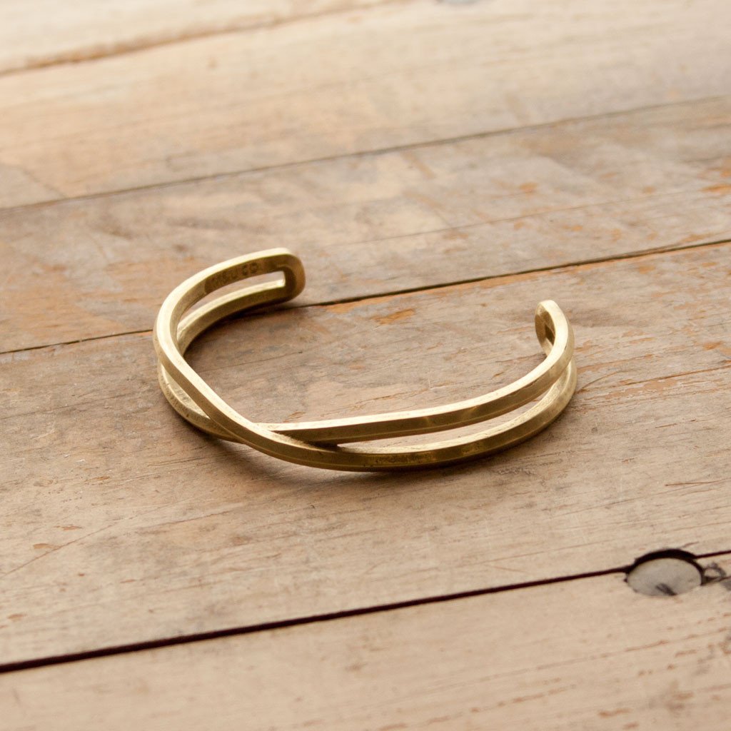 Maxx &amp; Unicorn Crossover Cuff Brass