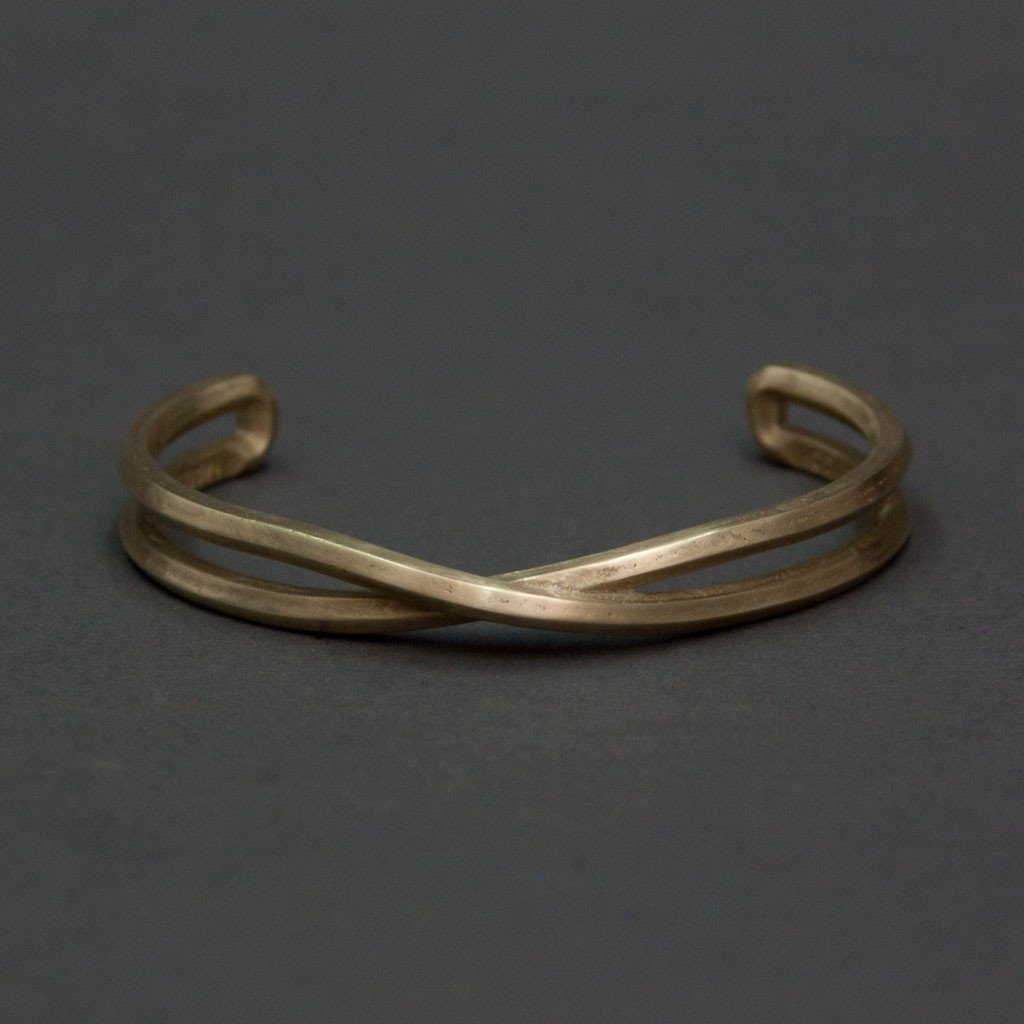 Maxx &amp; Unicorn Crossover Cuff Brass