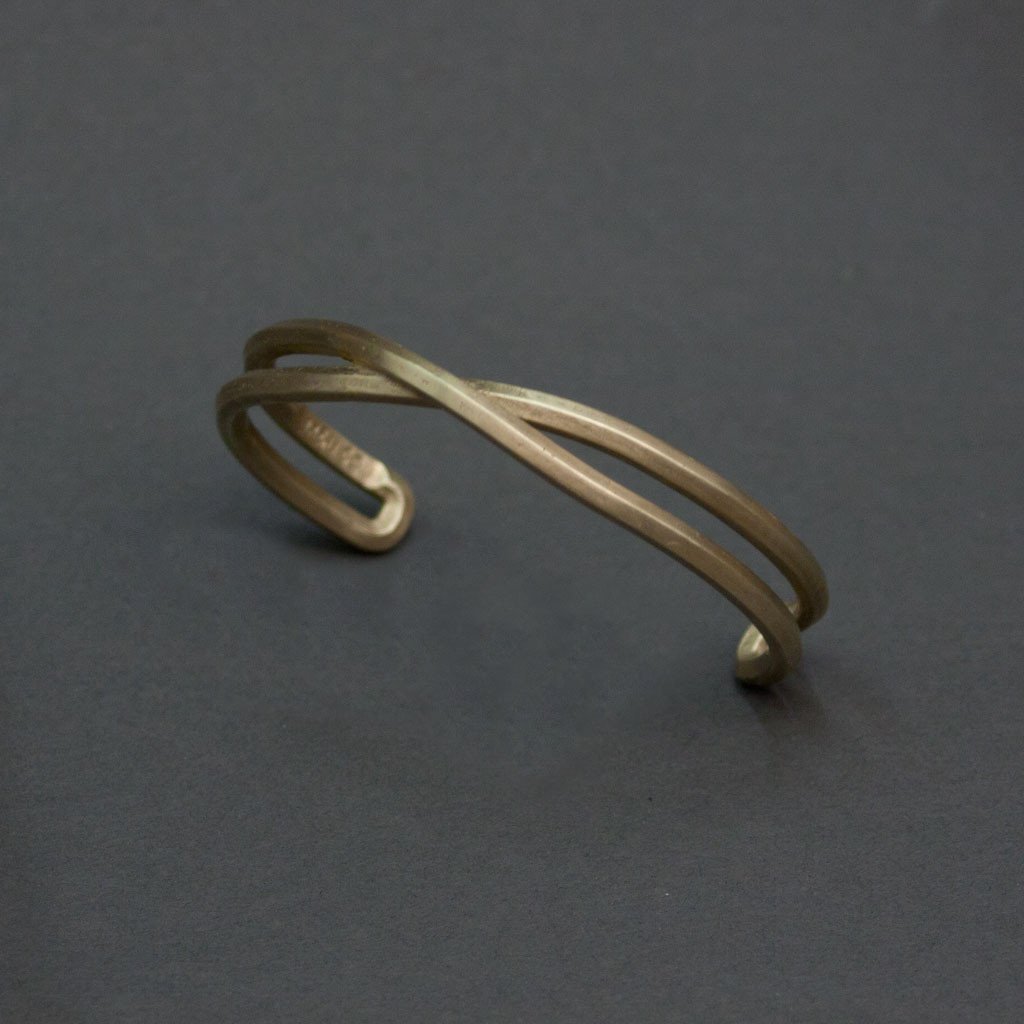 Maxx &amp; Unicorn Crossover Cuff Brass