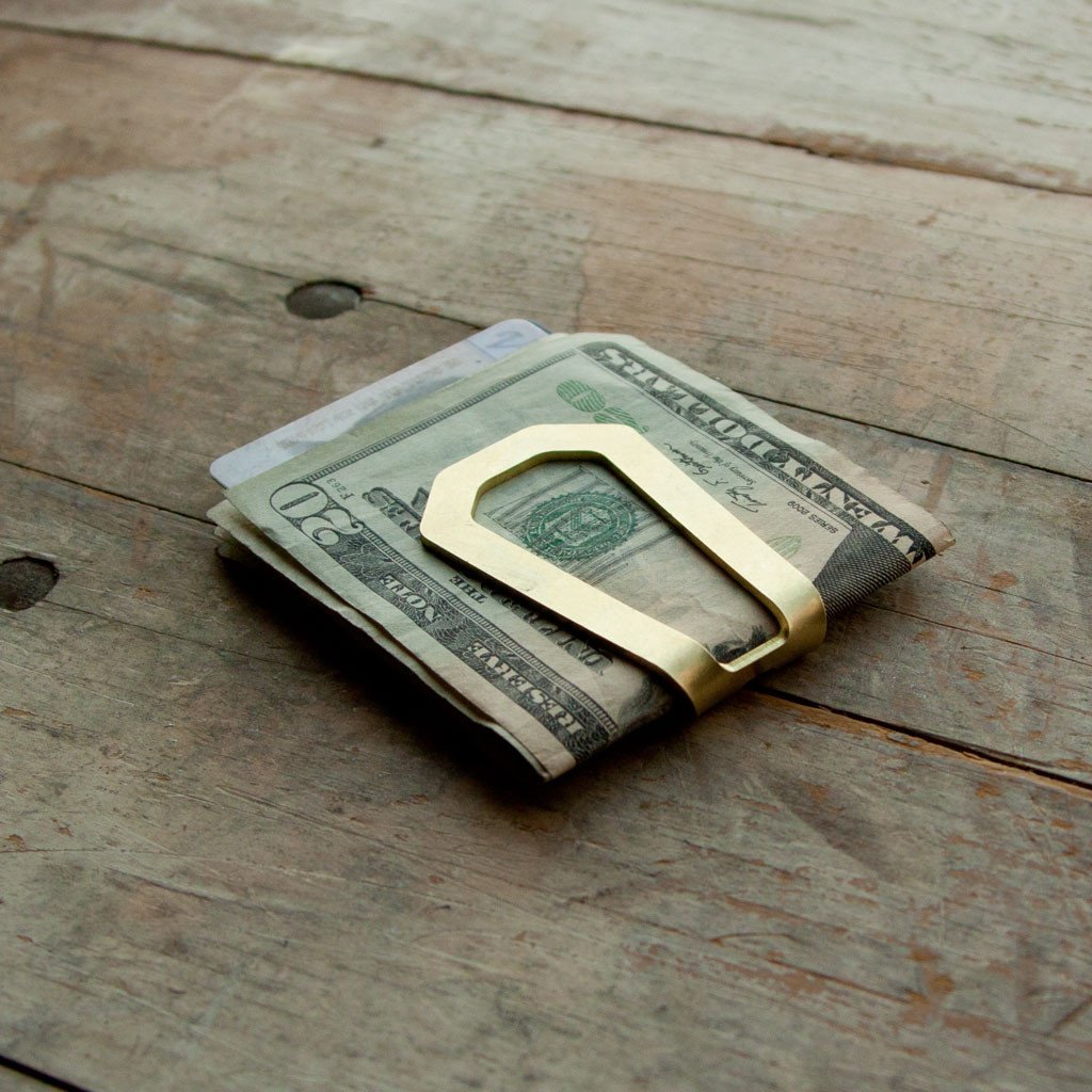 Maxx and Unicorn Money Clip Brass