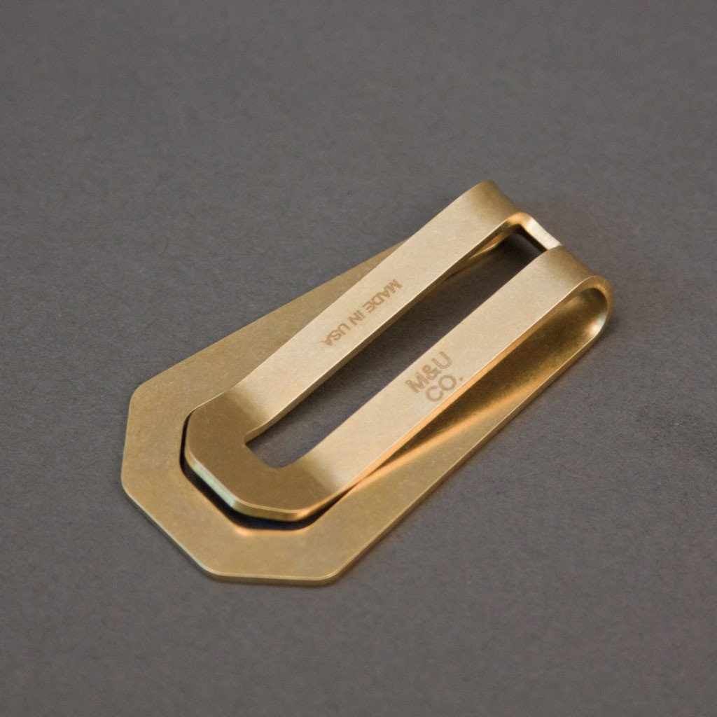 Maxx and Unicorn Money Clip Brass