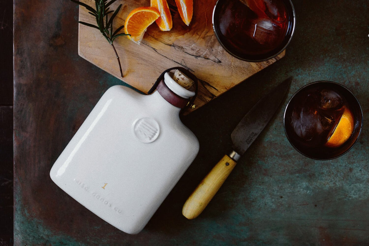 Misc. Goods Co. Ceramic Flask White