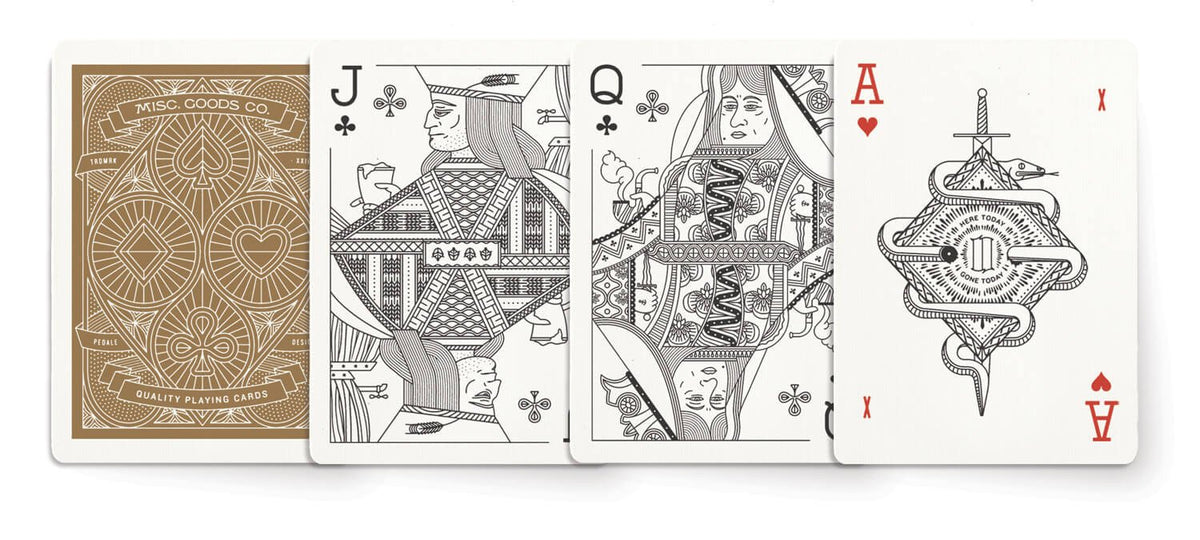 Misc. Goods Co. Playing Cards Red