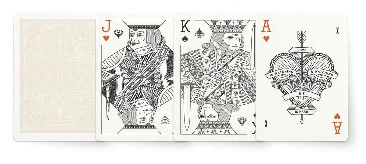 Misc. Goods Co. Playing Cards Ivory
