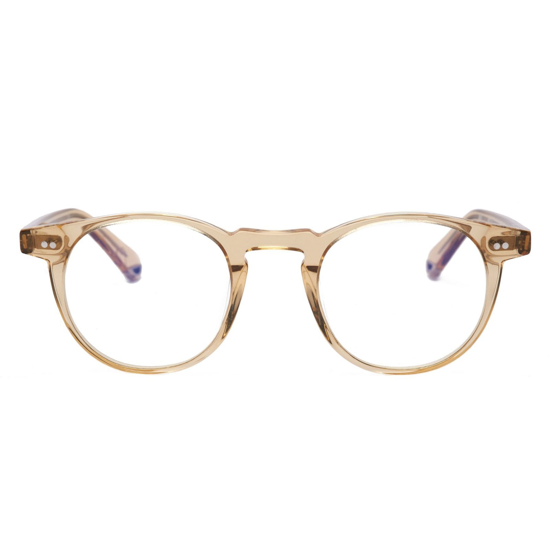 PACIFICO OPTICAL BUCKLER - CHAMPAGNE WITH BLUE LIGHT LENSES