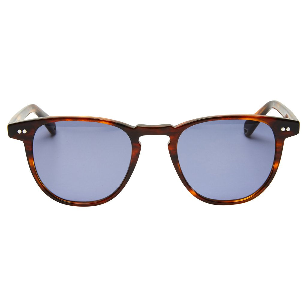Pacifico Optical Campbell - Burnt Oak with Blue Lens