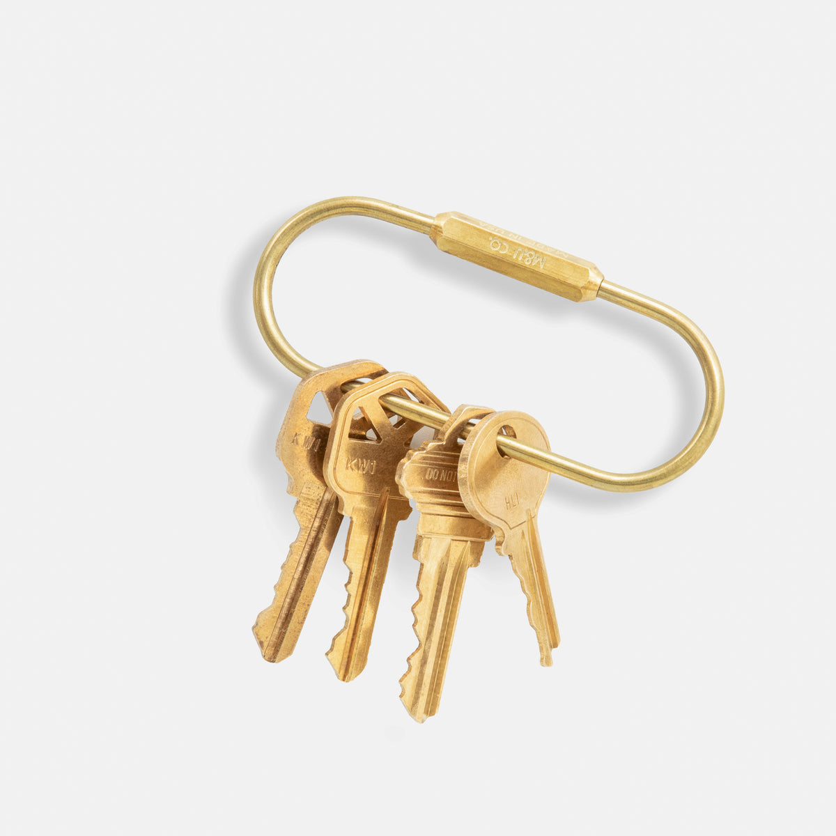 Maxx &amp; Unicorn Pill Keyring Brass