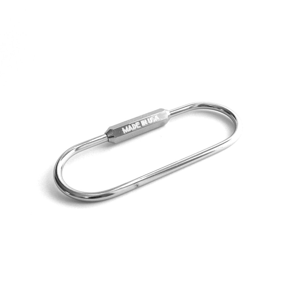 Maxx &amp; Unicorn Pill Keyring Chrome