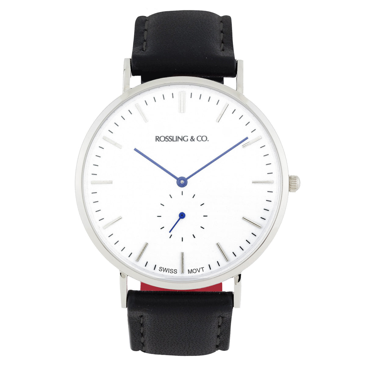 Rossling &amp; Co. Rogart 40mm Blue Hands