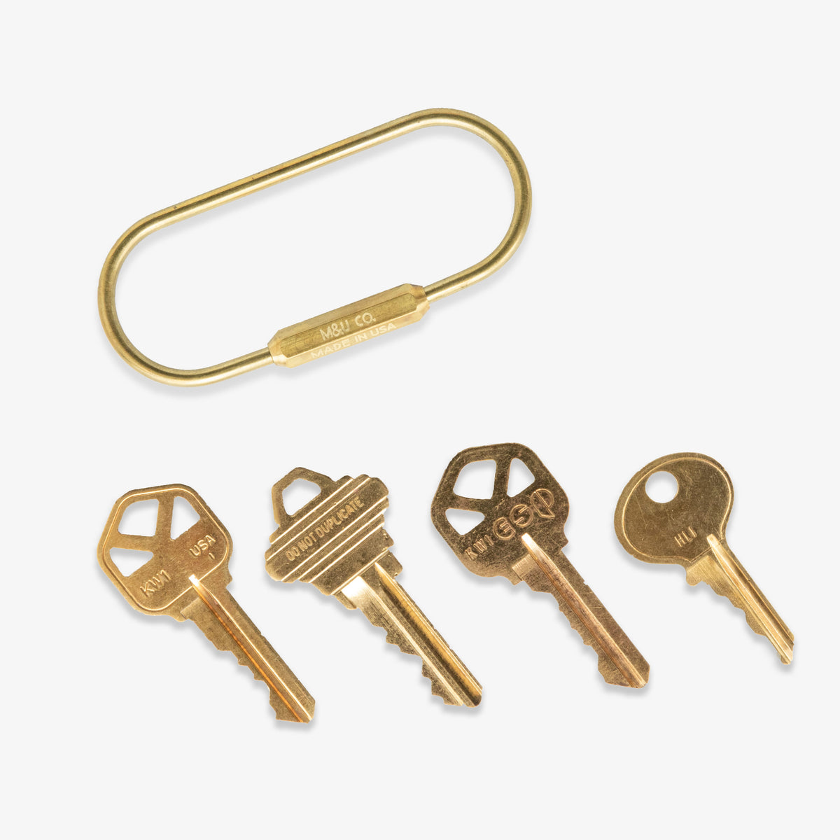 Maxx &amp; Unicorn Pill Keyring Brass
