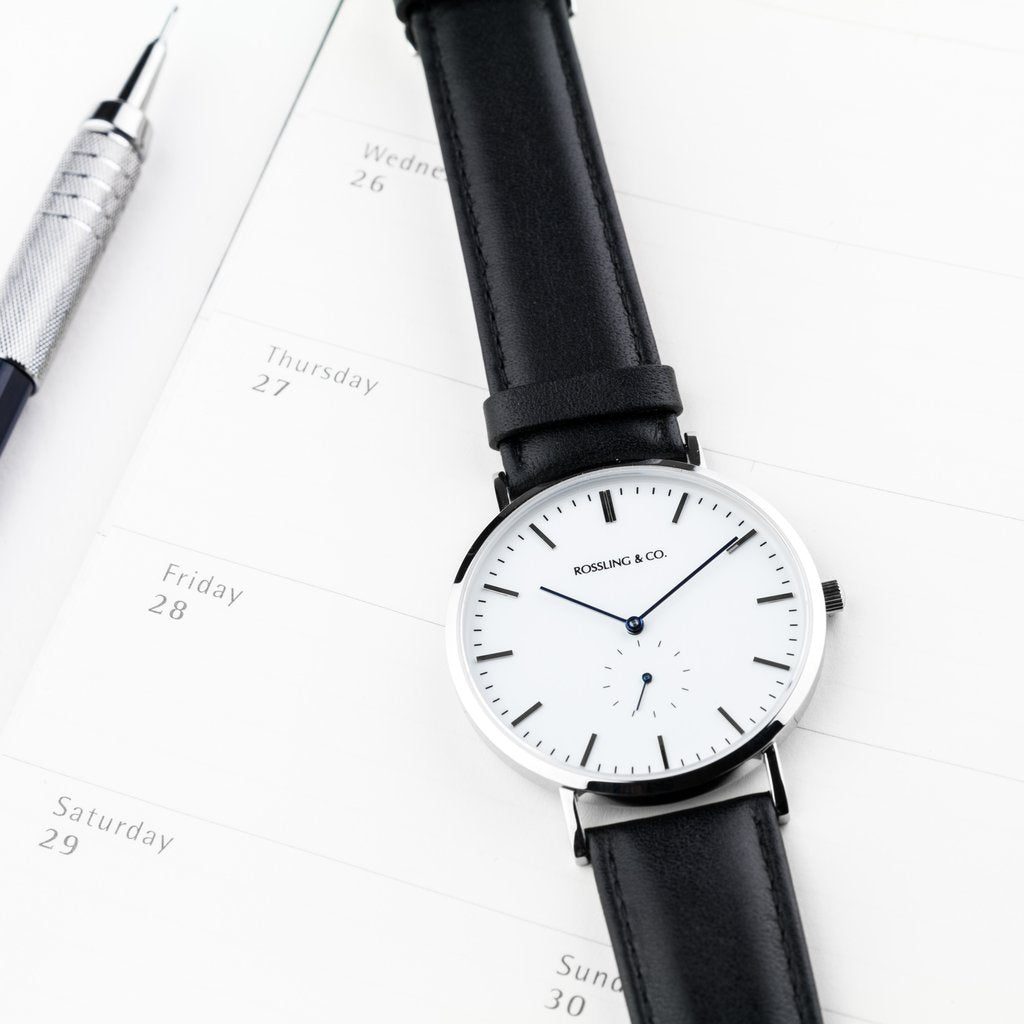 Rossling &amp; Co. Rogart 40mm Blue Hands