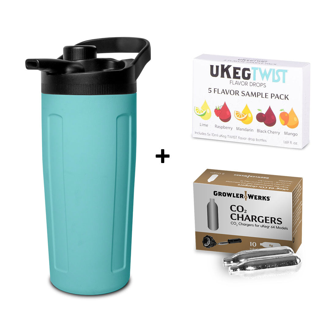 GrowlerWerks uKeg Twist Seltzer Maker