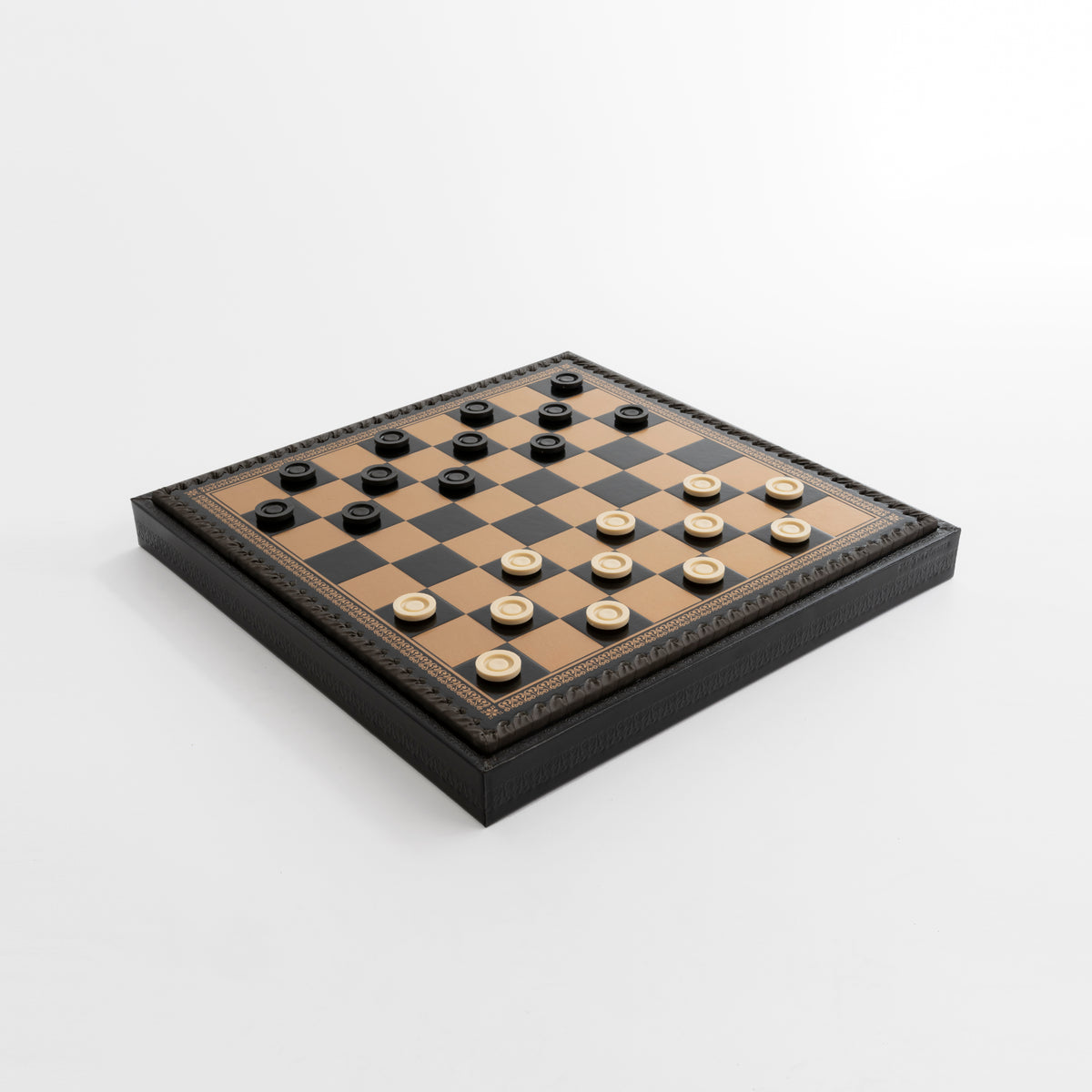 Italfama Classic Metal Chess Set With BackGammon + Checkers