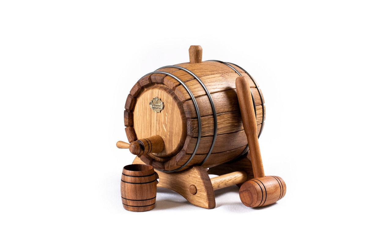 Hrachya Ohanyan Woodworks Cognac and Wine Ageing Barrel / 1 Litre