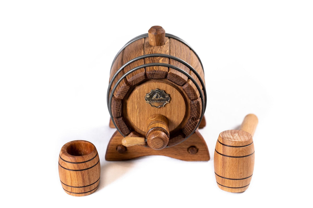 Hrachya Ohanyan Woodworks Cognac and Wine Ageing Barrel / 250ml