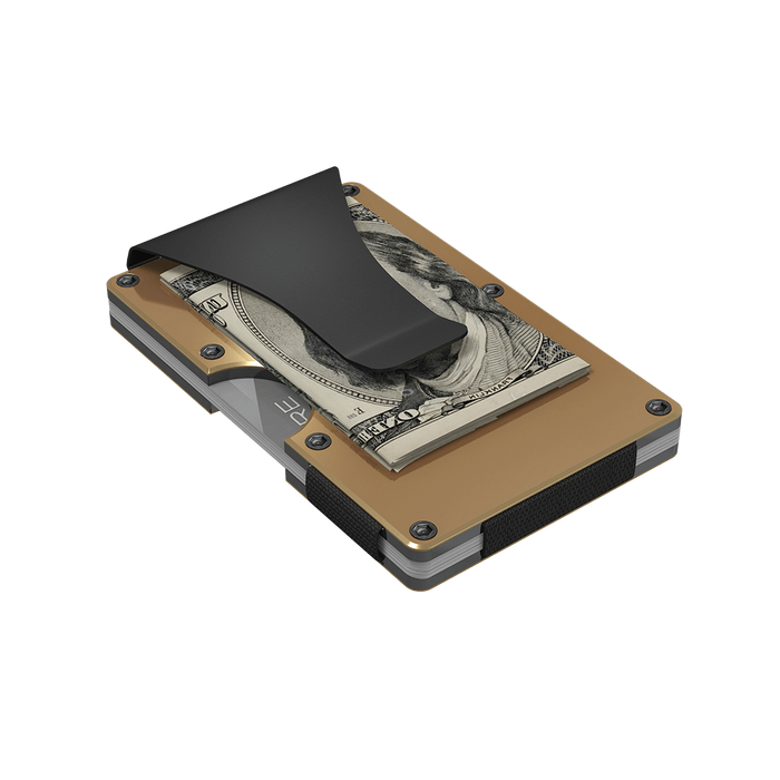 GRID Wallet Gold Aluminum