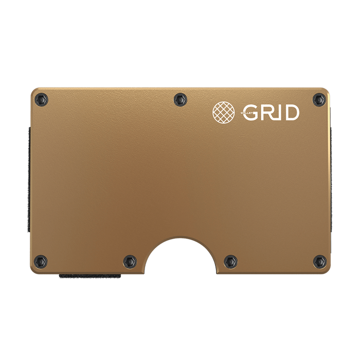 GRID Wallet Gold Aluminum