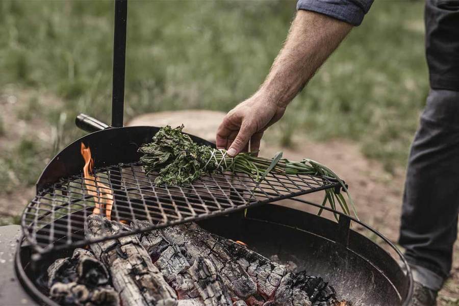 Barebones Cowboy Fire Pit Grill Grate - 23&quot;