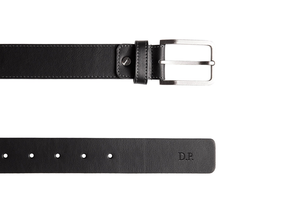 Danny P. Leather Belt Black