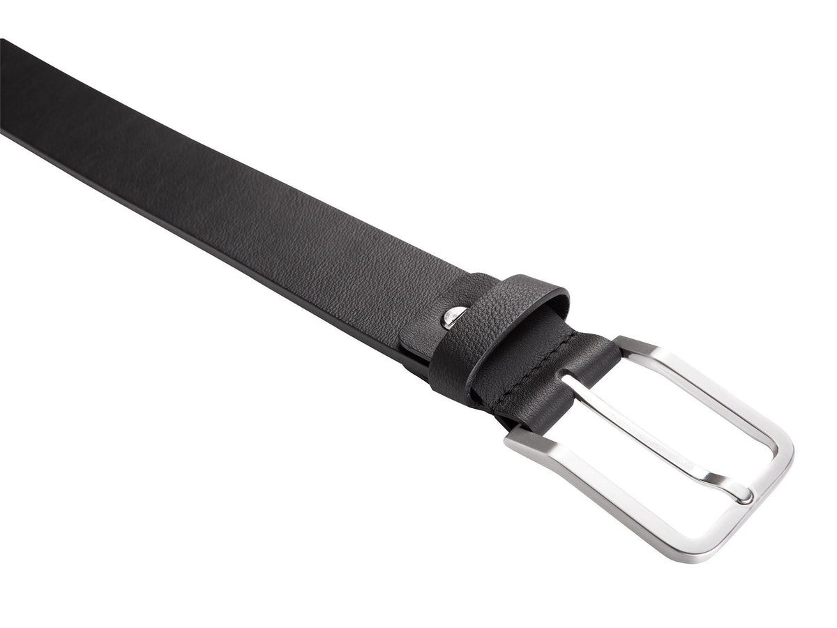 Danny P. Leather Belt Black