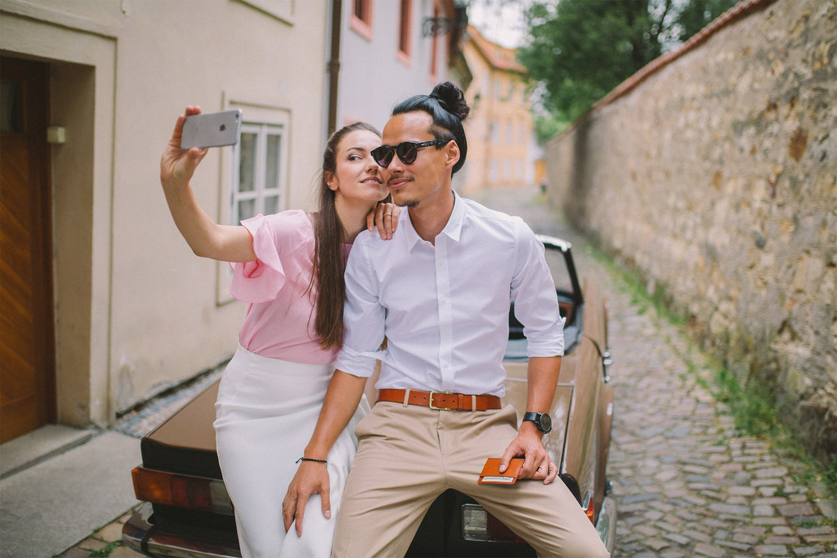 Danny P. Leather Belt Tan