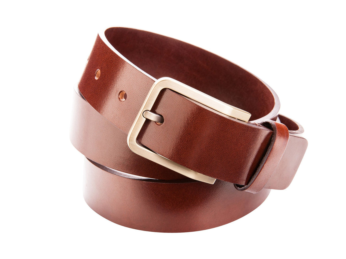 Danny P. Leather Belt Brown