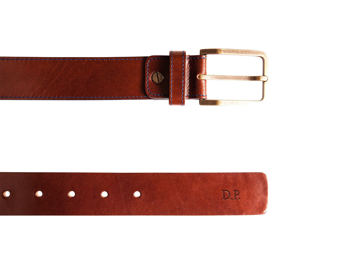 Danny P. Leather Belt Brown