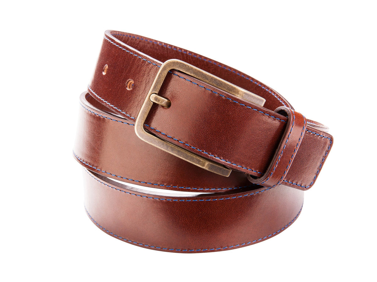 Danny P. Leather Belt Brown