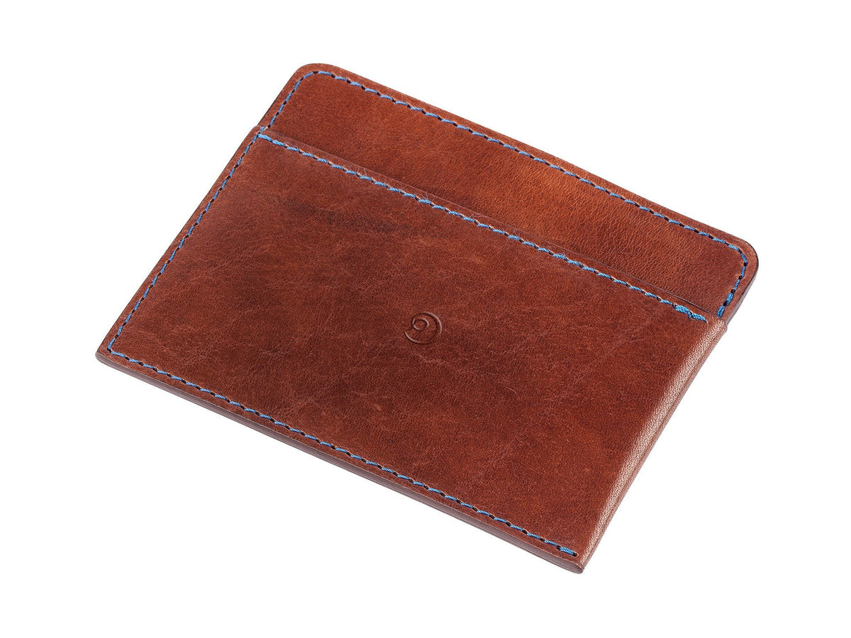 Danny P. Leather Card Wallet Brown