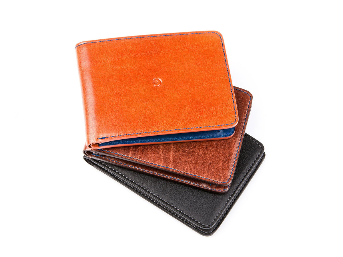 Danny P. Slim Leather Coin Wallet