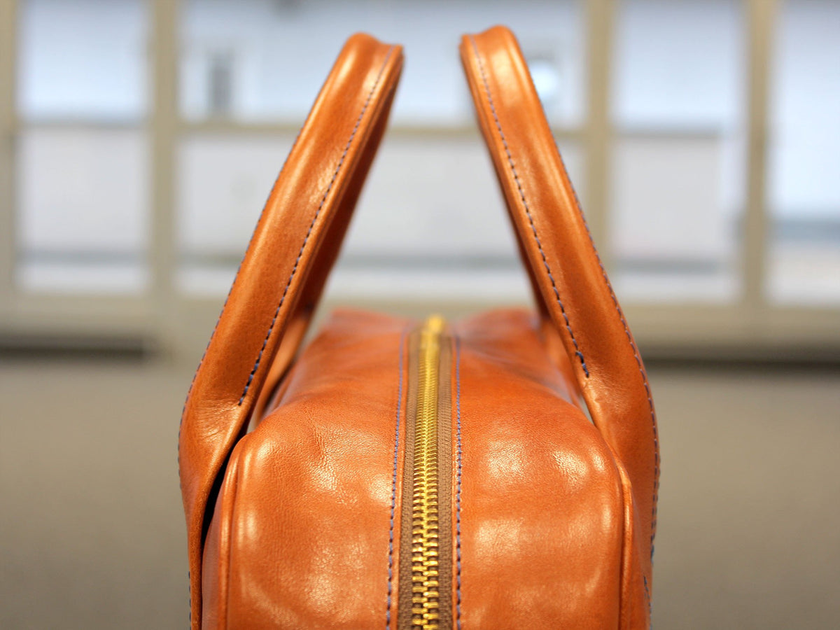 Danny P Leather Messenger Bag Tan