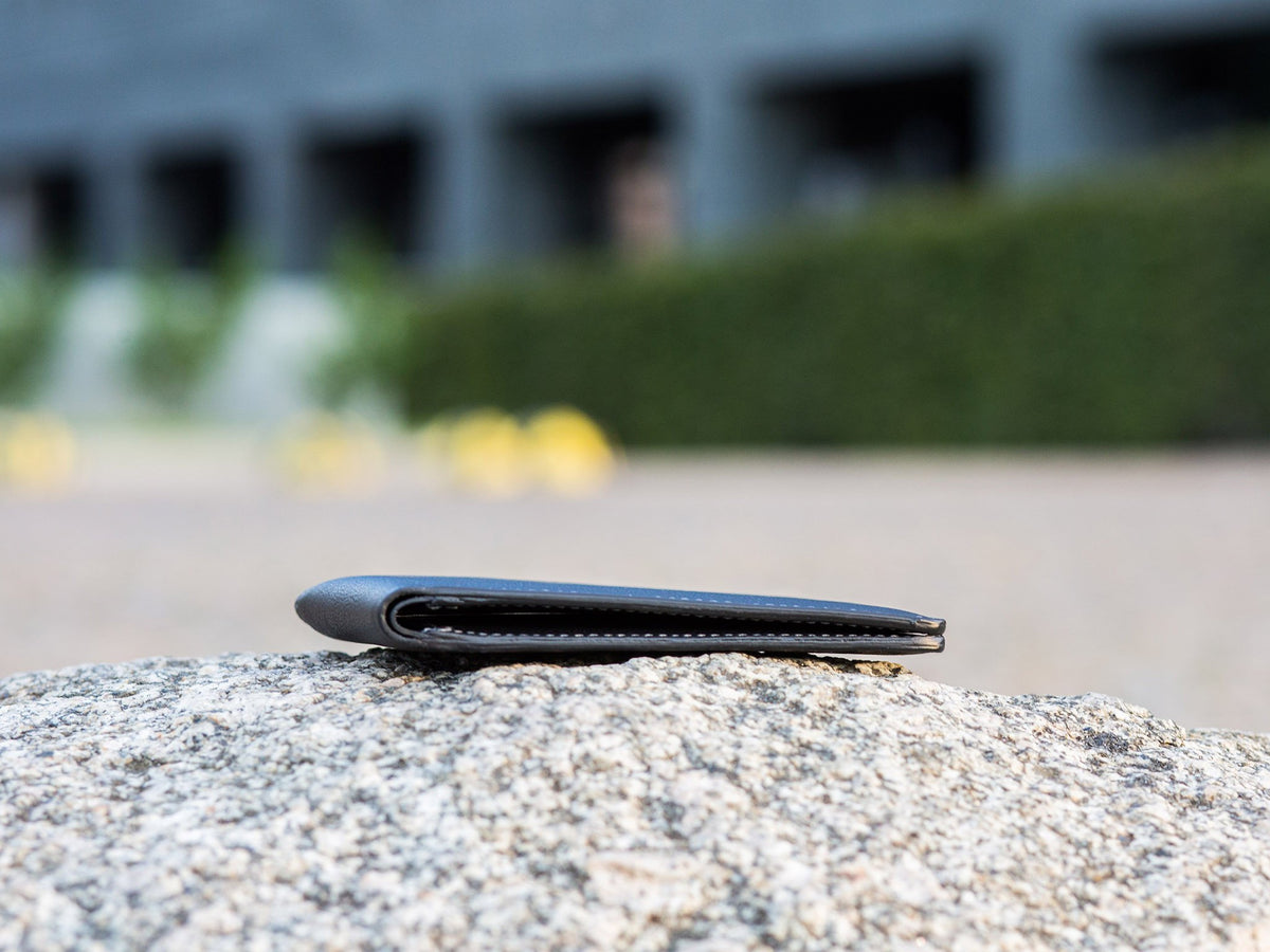 Danny P. Slim Leather Wallet Black