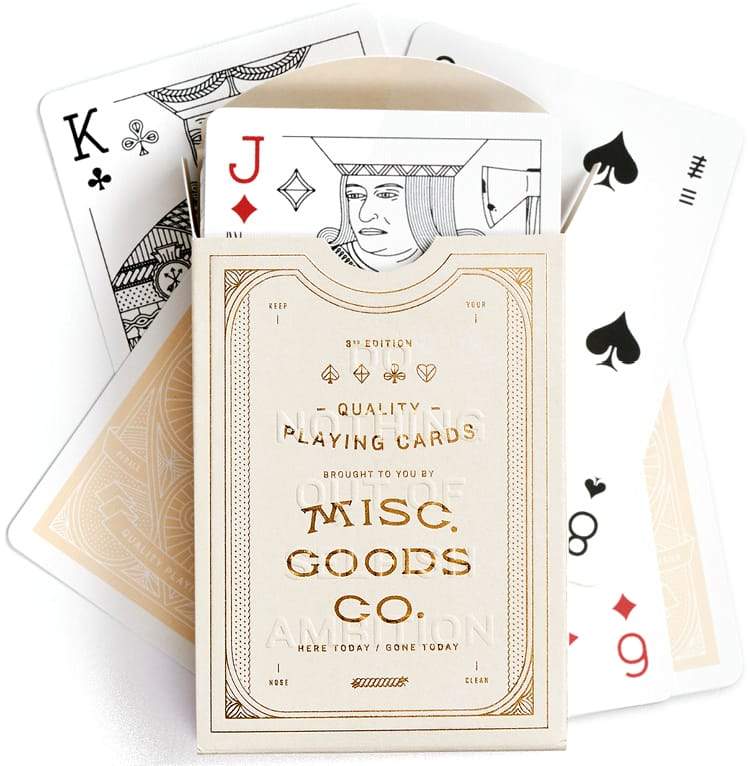 Misc. Goods Co. Playing Cards