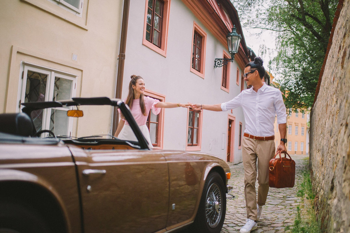 Danny P. Leather Belt Tan