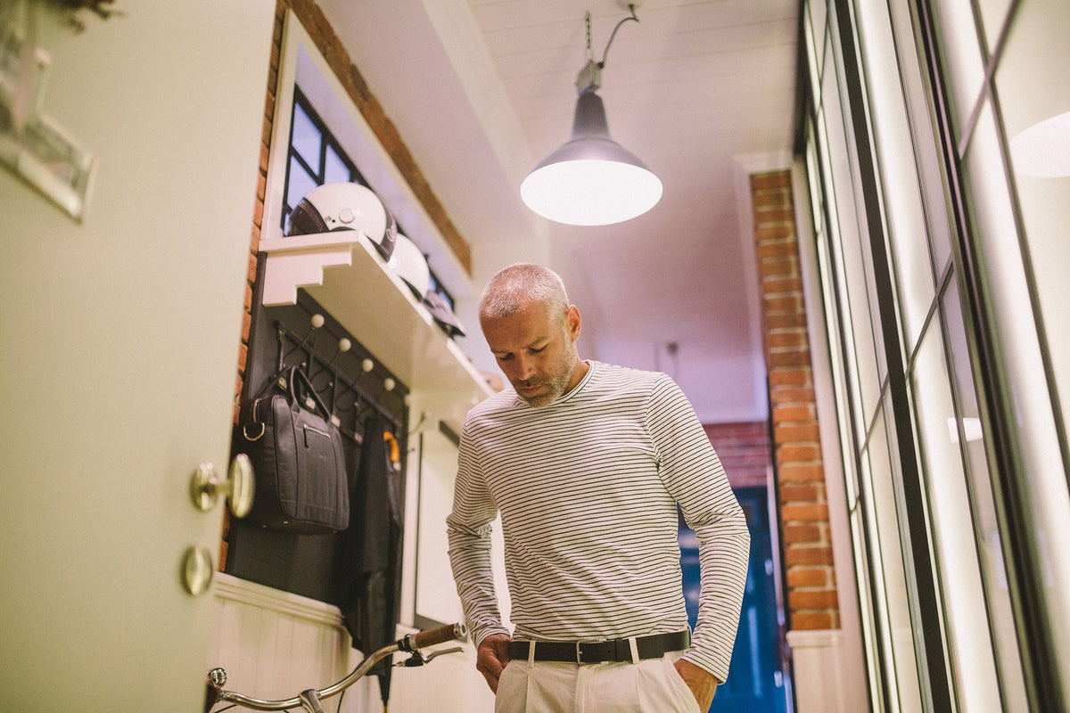 Danny P. Leather Belt Black