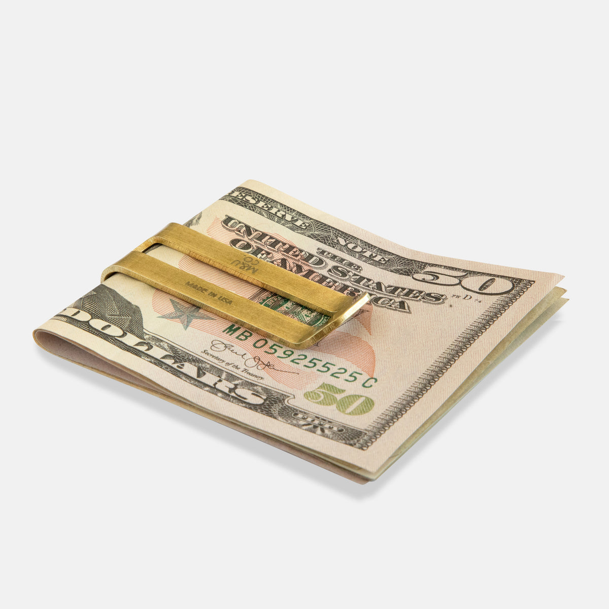 Maxx and Unicorn Money Clip Brass