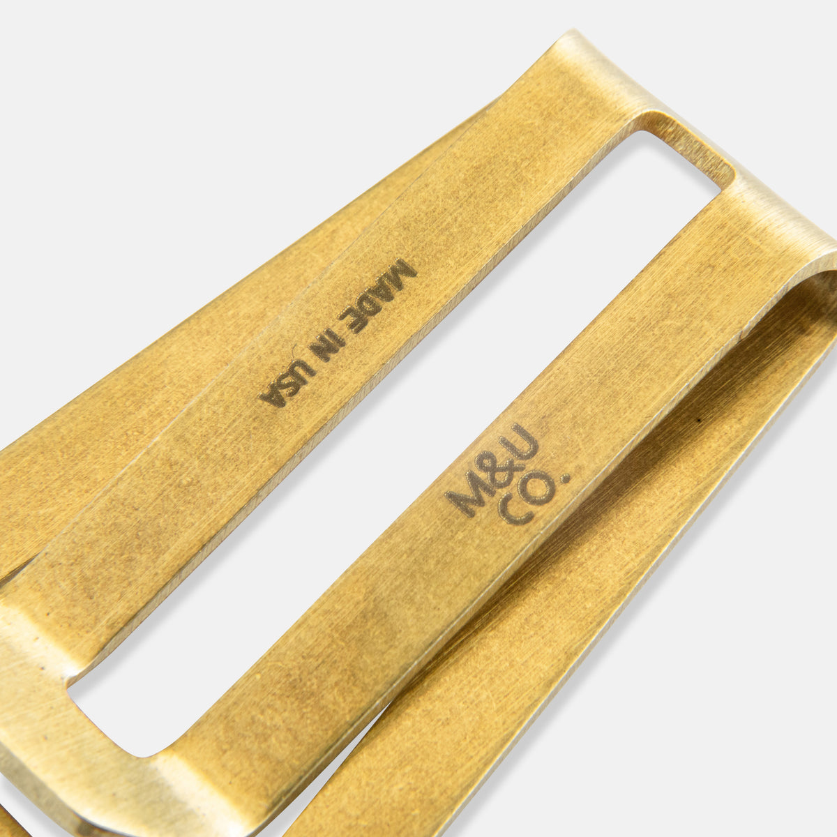 Maxx and Unicorn Money Clip Brass