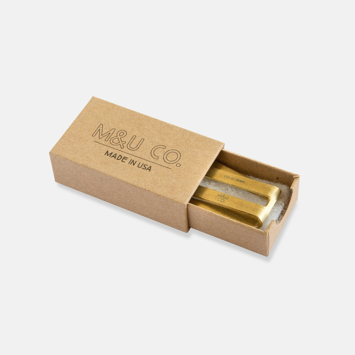 Maxx and Unicorn Money Clip Brass